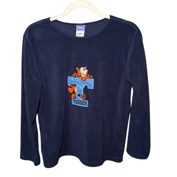 Vintage Disney TiggerNavy Tigger Long Sleeve Sweatshirt - Picture 1 of 7